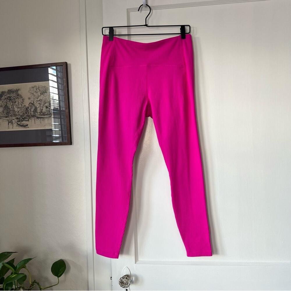 Spyder Pink Ribbed Leggings